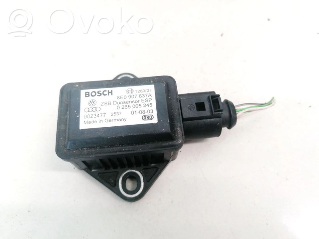 ESP Drehratensensor Querbeschleunigungssensor   8E0907637A,0265005245,0265005245,8E0907637A