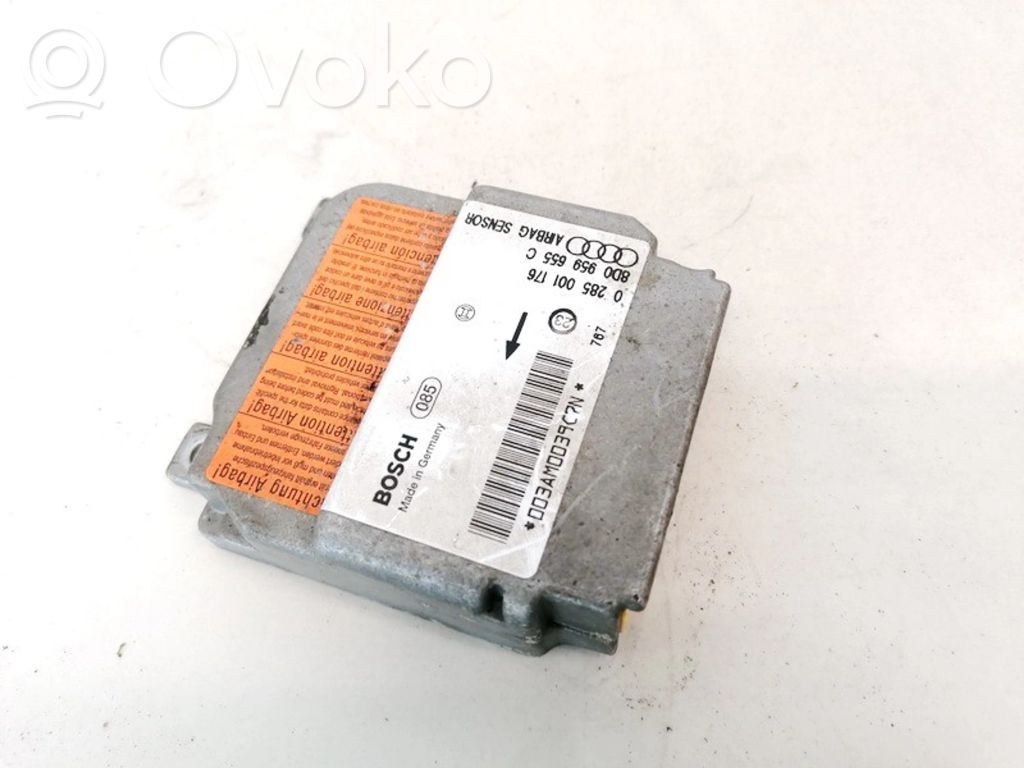 Turvatyynyn ohjainlaite/moduuli   8D0959655C,0285001176,0285001176,8D0959655C