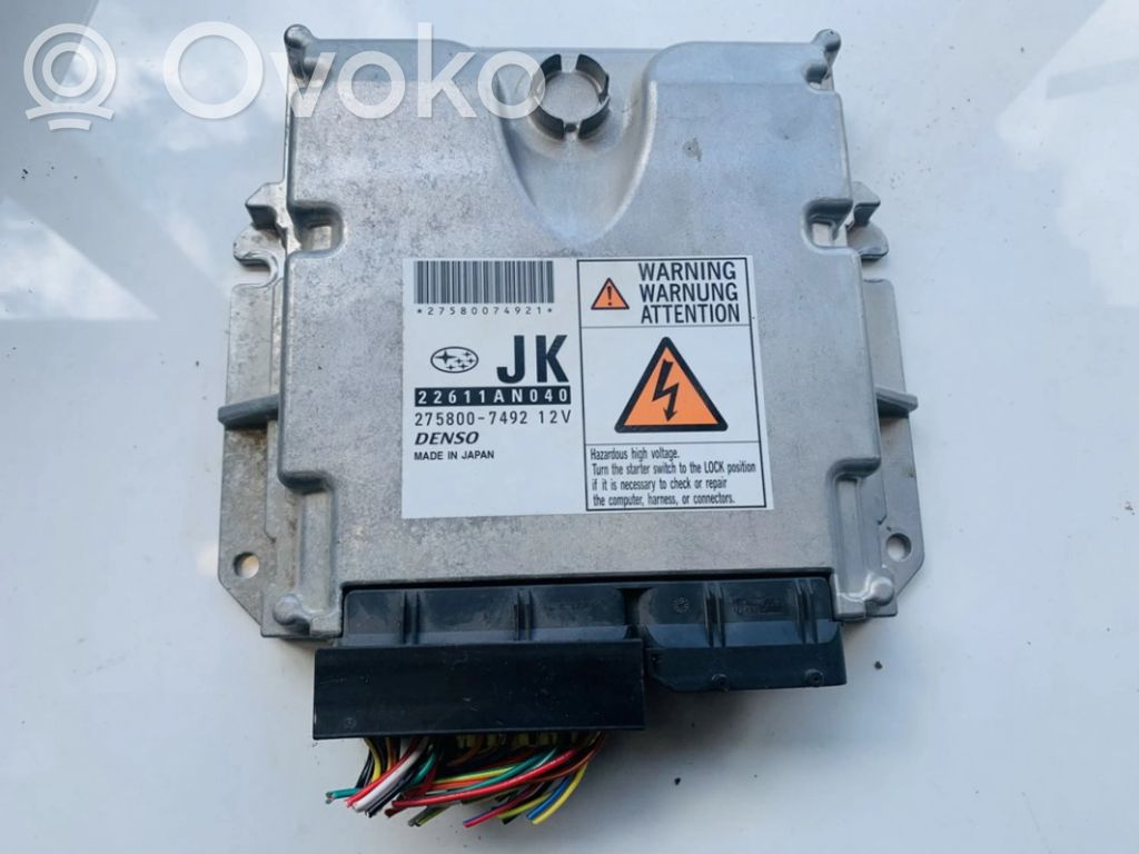 Unitate/modul de control motor   22611AN040,2758007492,22611AN040,2758007492,2758007492