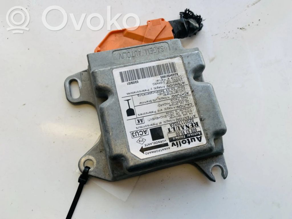 Centralina/modulo airbag   8200117652A,600639500,600639500,8200117652A