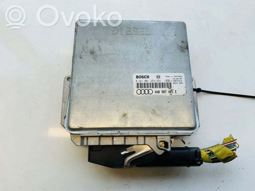 Moottorin ohjainlaite/moduuli   4A0907401E,0281001253,0281001253,4A0907401E