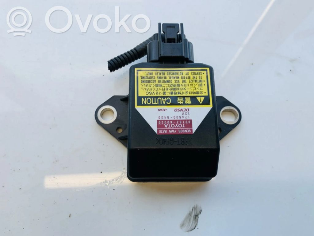 Lexus IS 220D-250-350 Sensore di imbardata accelerazione ESP