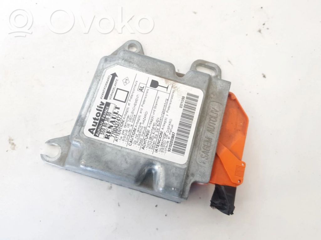 Renault Megane I Centralina/modulo airbag 