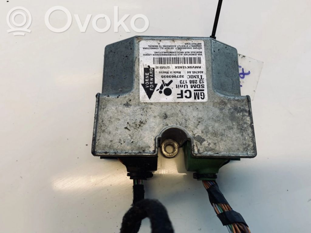 Centralina/modulo airbag   13288173,327963935,13288173,327963935