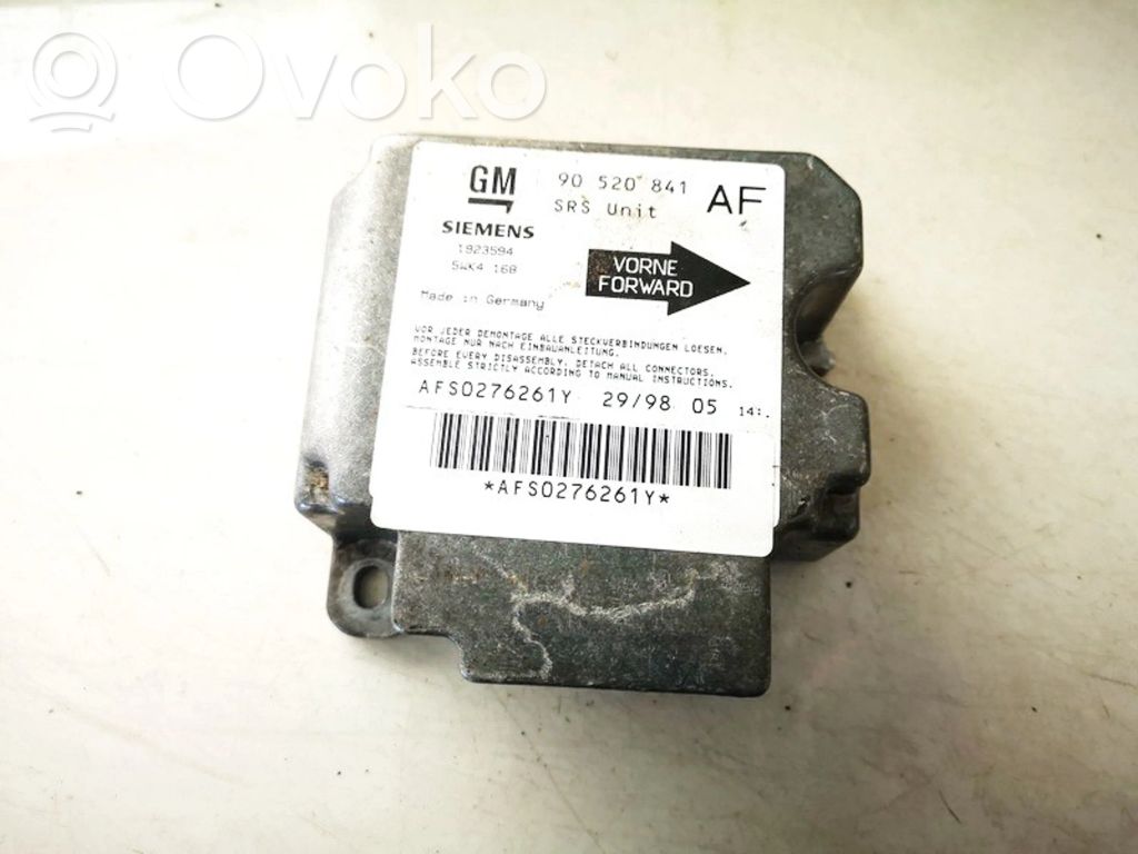 Centralina/modulo airbag   90520841AF,90520841,5WK4168,90520841,90520841AF