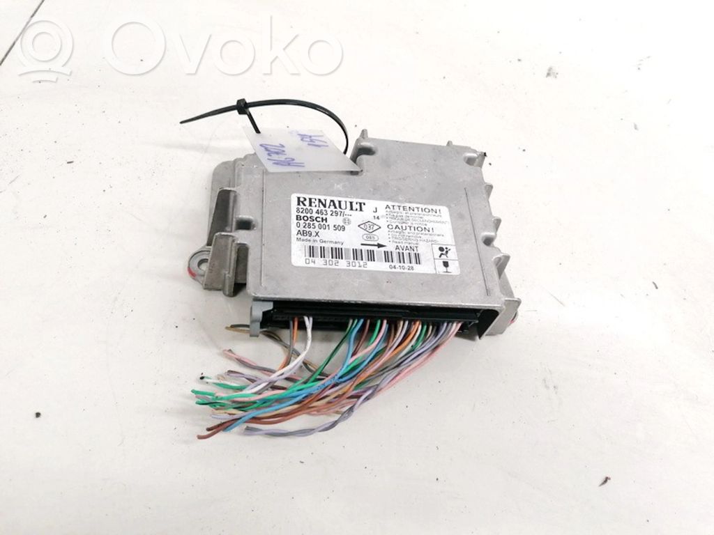 Turvatyynyn ohjainlaite/moduuli   0285001509,8200463297,0285001509,8200463297