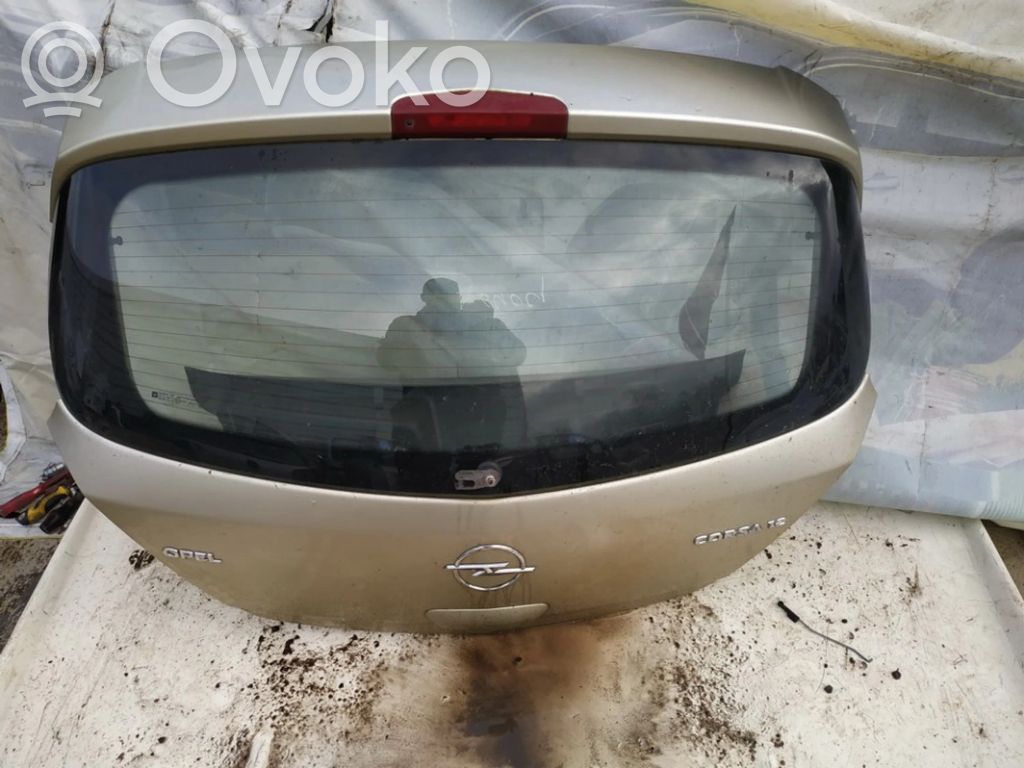 Opel Corsa D Tylna klapa bagażnika 