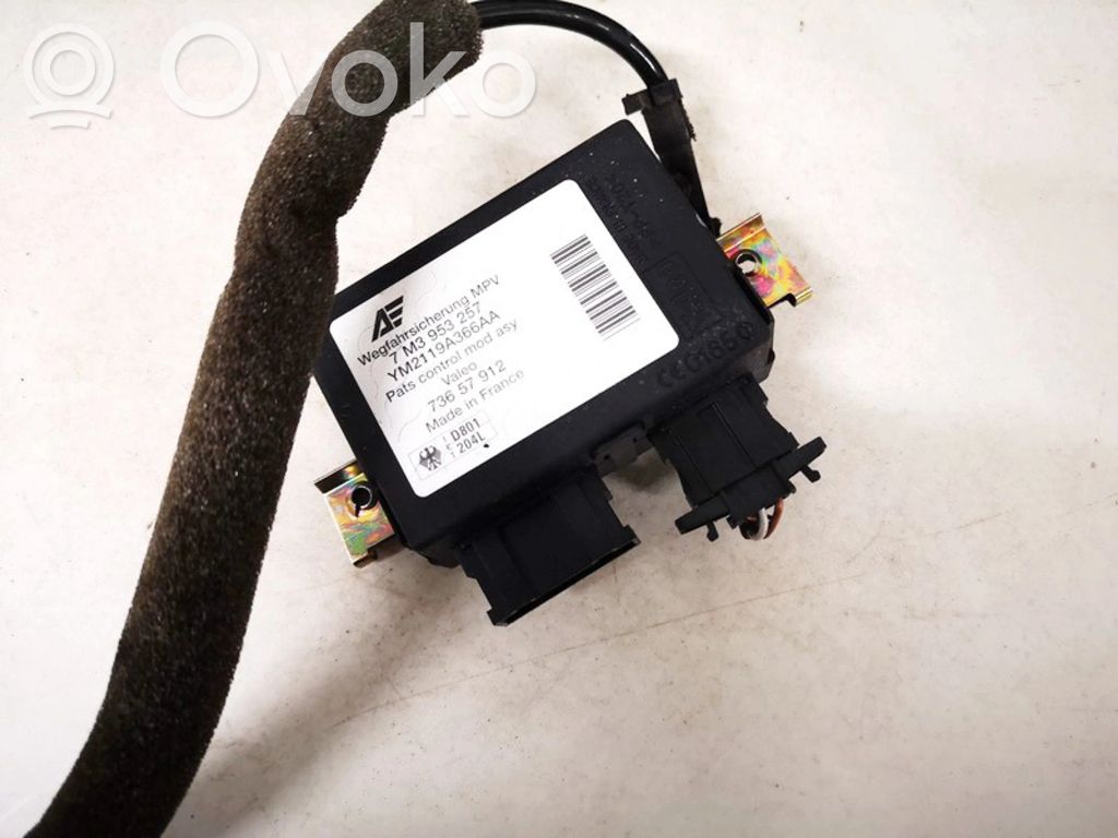 Seat Alhambra (Mk1) Unitate/modul comandă imobilizator 