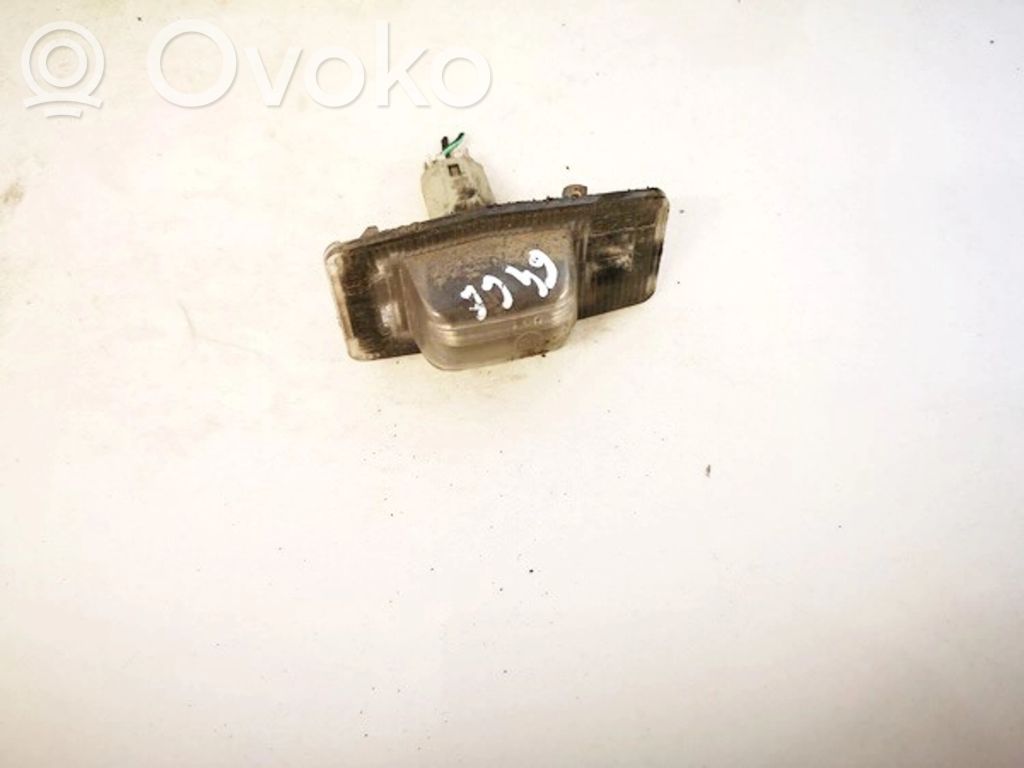 Mazda MPV Numerio apšvietimas 