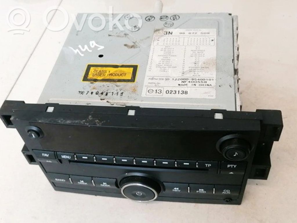 Panel / Radioodtwarzacz CD/DVD/GPS   96672509,E13023138,96672509,E13023138