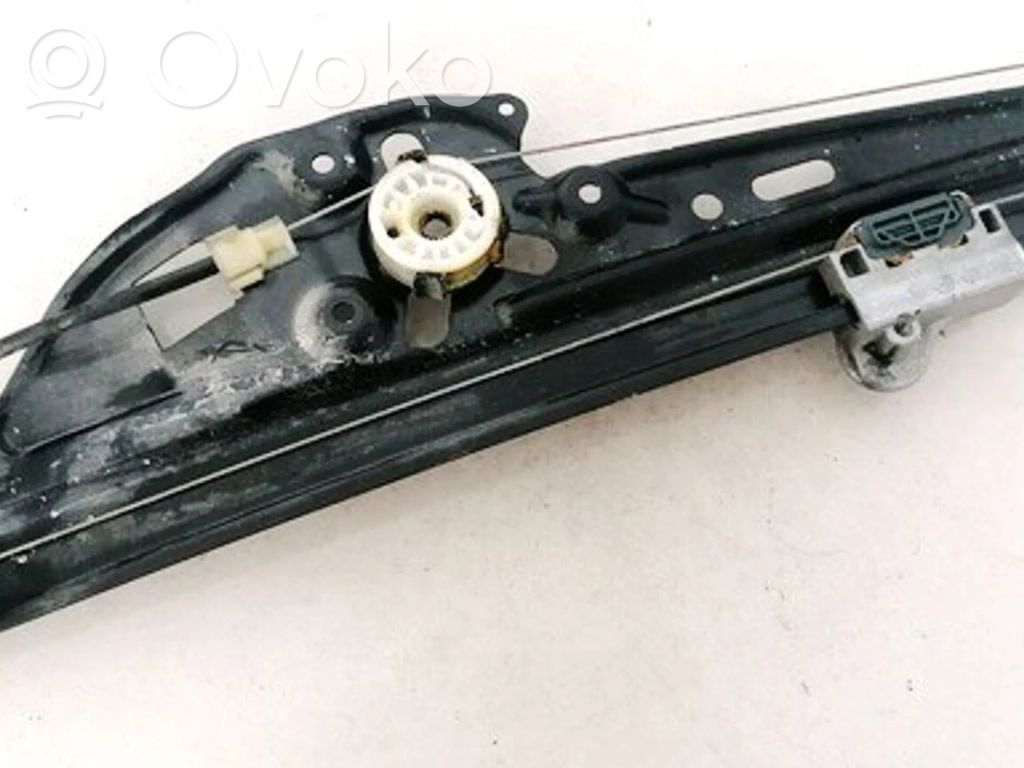BMW 5 E60 E61 Regulador con motor de la ventanilla de la puerta corredera 