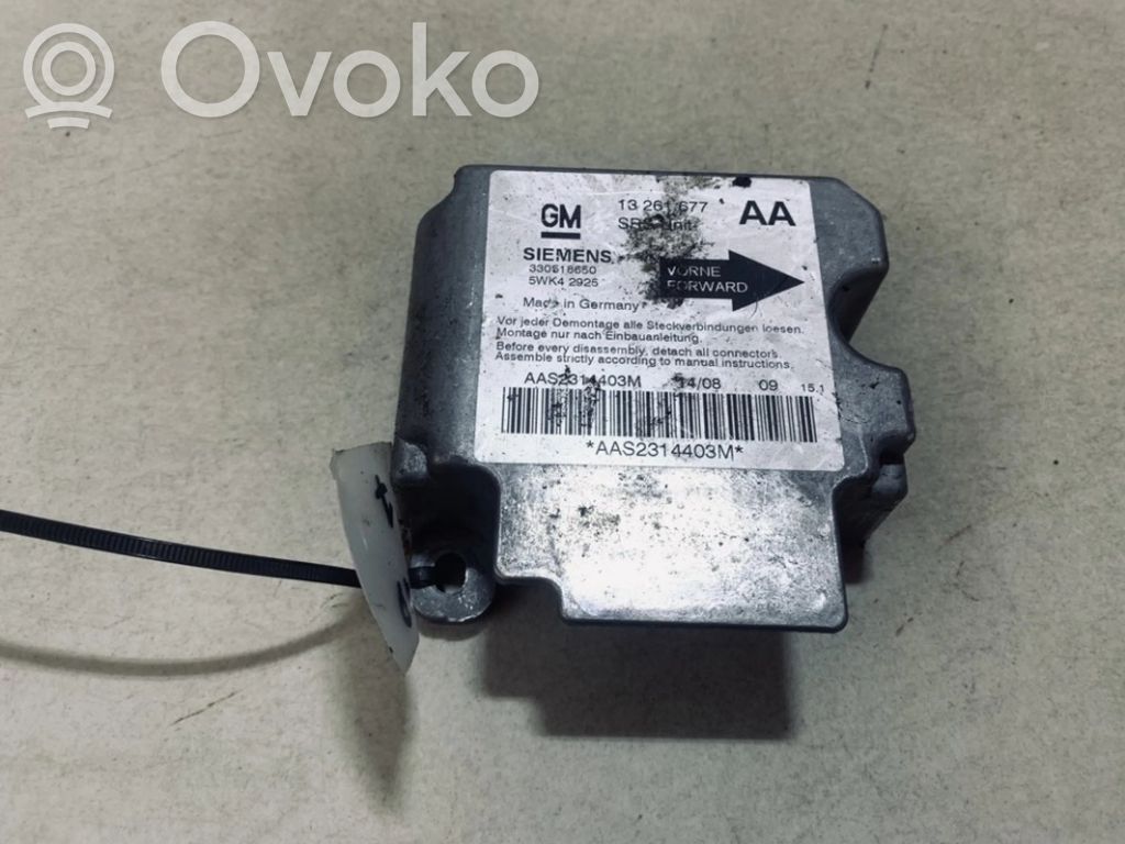 Opel Astra G Centralina/modulo airbag 