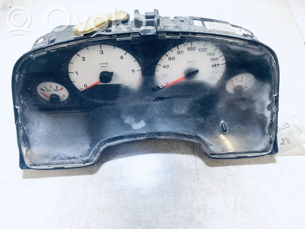 Opel Zafira A Vitezometru (grup de instrumente) 