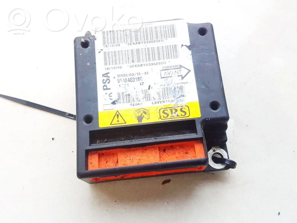Centralina/modulo airbag   9648403180,9648403180