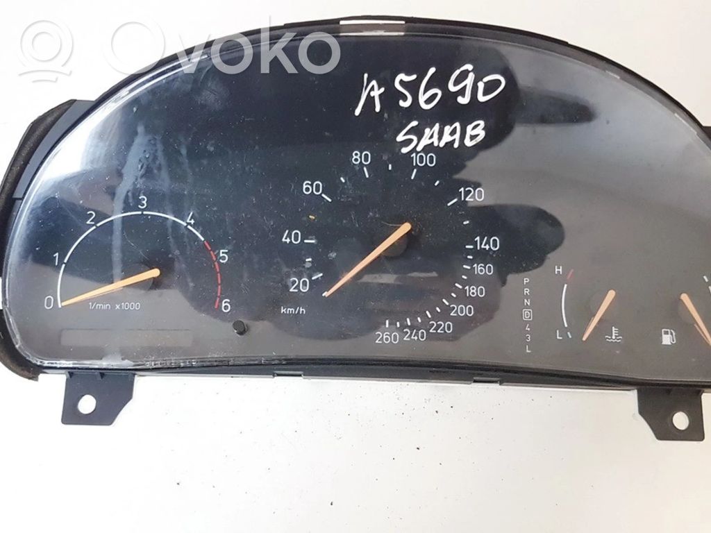 Saab 9-5 Geschwindigkeitsmesser Cockpit 