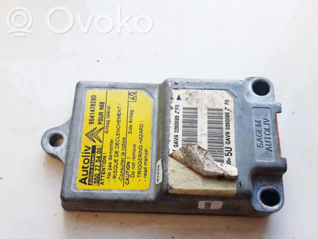 Citroen Xsara Picasso Centralina/modulo airbag