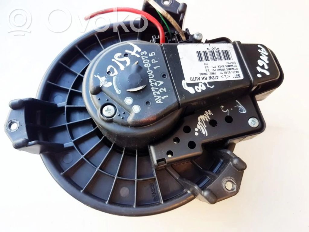 Toyota Avensis T270 Ventola riscaldamento/ventilatore abitacolo 