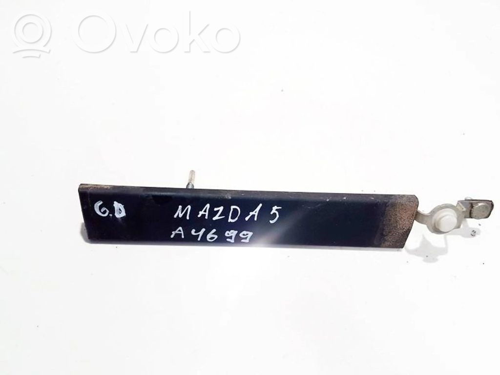 Mazda 5 Rivestimento modanatura del vetro della portiera posteriore 