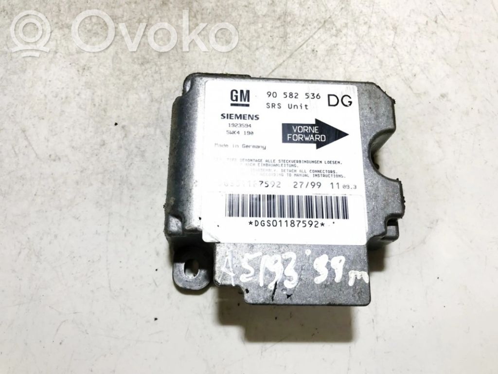 Opel Zafira A Unitate/modul de comandă airbaguri 