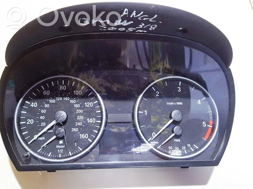 BMW 3 E90 E91 Speedometer (instrument cluster) 