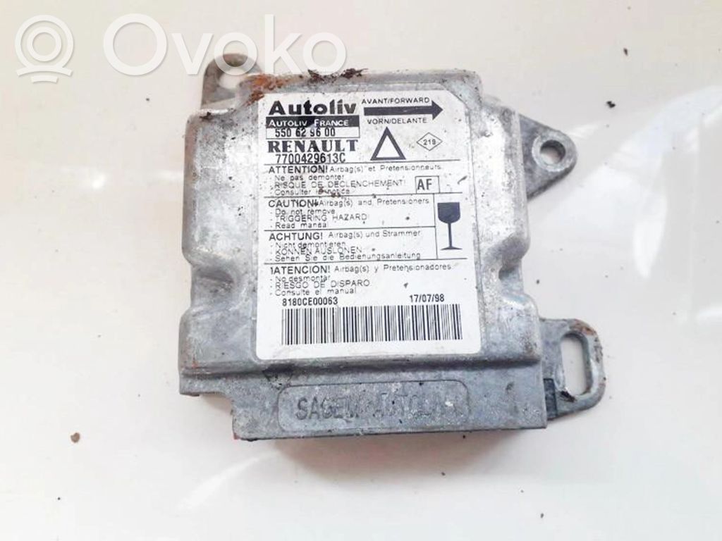 Unidad de control/módulo del Airbag   7700429613C,550629600,550629600,7700429613C