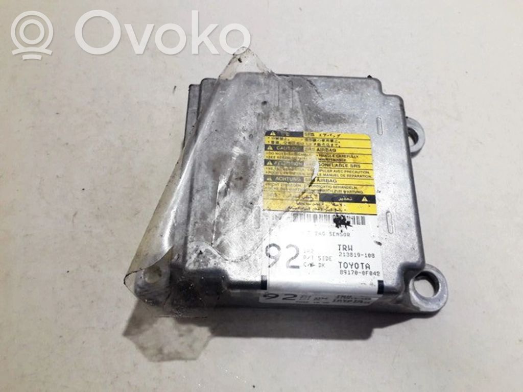 Toyota Corolla Verso AR10 Unitate/modul de comandă airbaguri 