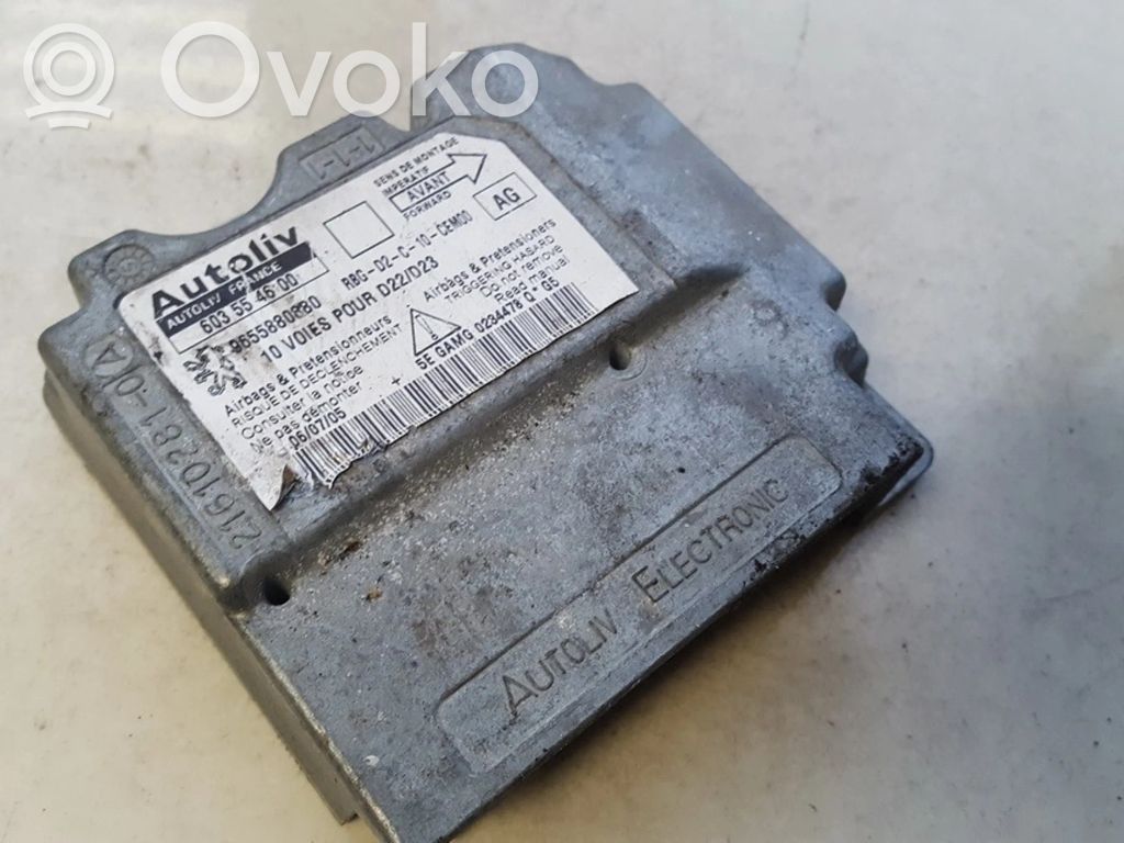 Centralina/modulo airbag   603554600,9655880880,603554600,9655880880