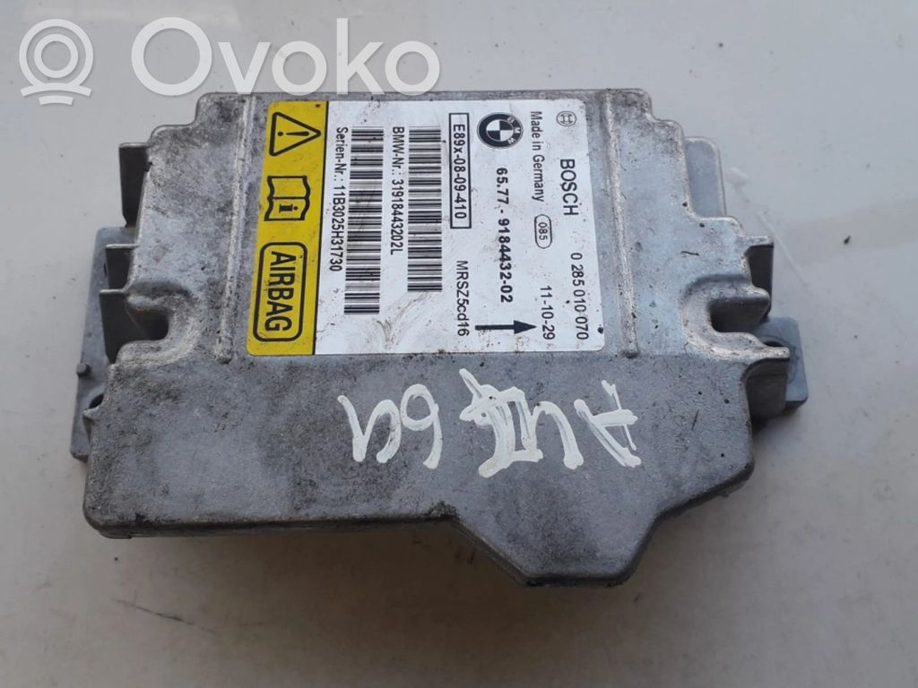 Module de contrôle airbag   0285010070,6577918443202,0285010070,6577918443202,6577918443202
