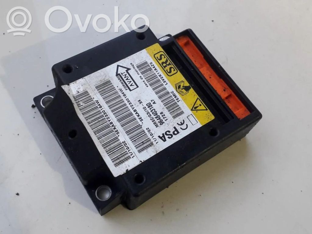 Module de contrôle airbag   9648403180,9648403180