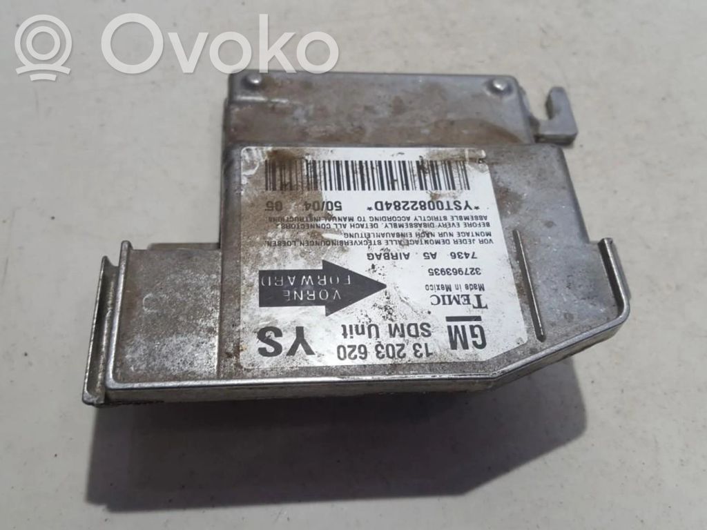 Opel Meriva A Centralina/modulo airbag