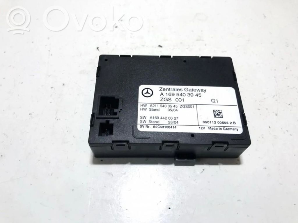 Alte unități/module de control   A1695403945,ZGS001,A1694420027,A1695403945,A2115403545,ZGS001
