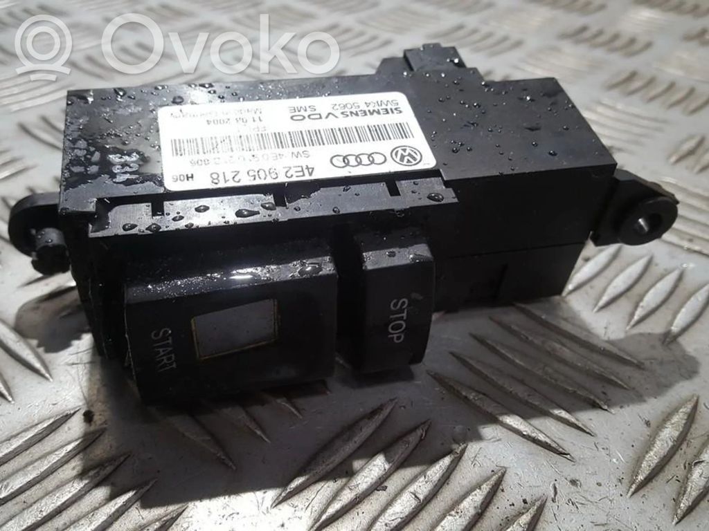 Audi A8 S8 D3 4E Engine start stop button switch 