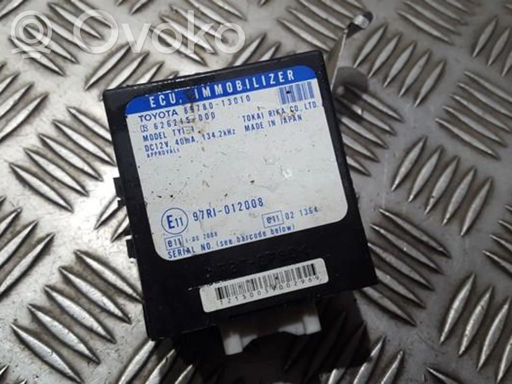 Toyota Corolla Verso E121 Centralina/modulo immobilizzatore 
