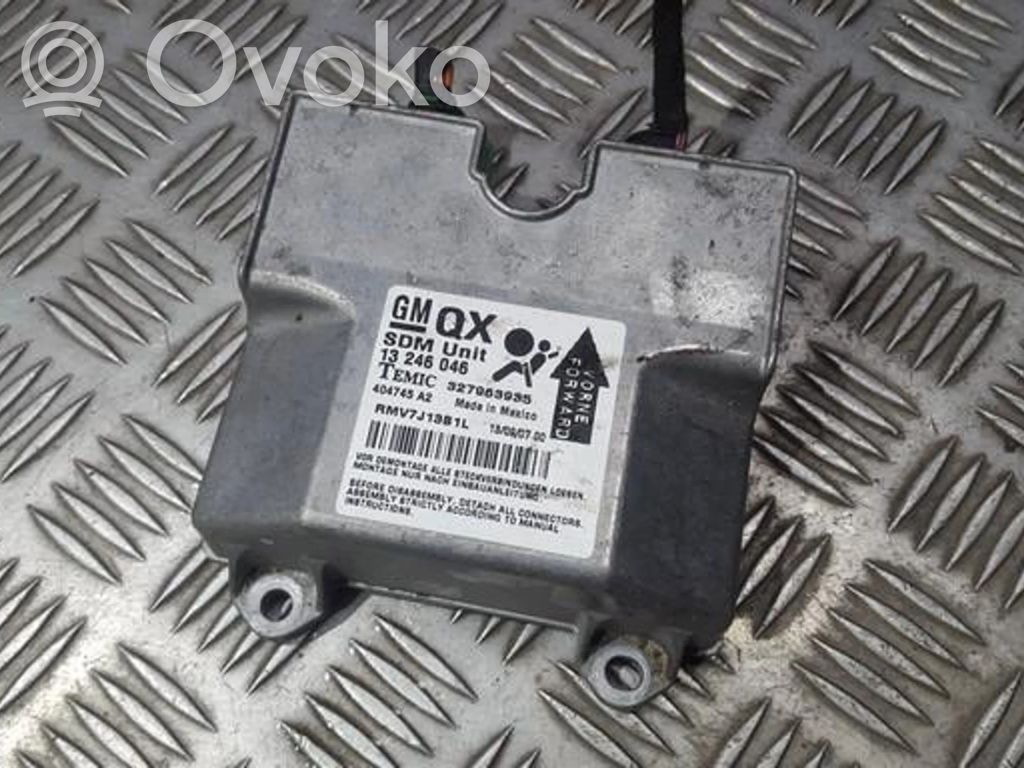 Centralina/modulo airbag   13246046,327963935,13246046,327963935
