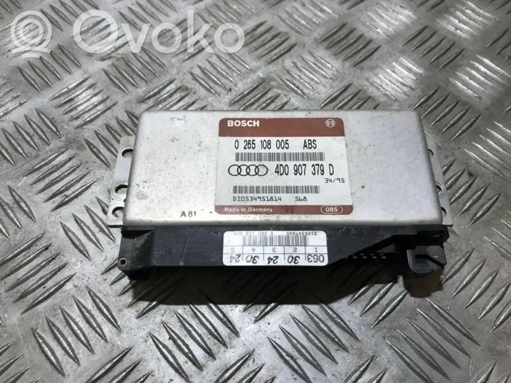 ABS-Steuergerät   0265108005,4D0907379D,0265108005,4D0907379D