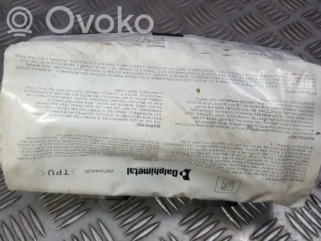 Airbag del pasajero   13152361,PB70044030,13152361,PB70044030