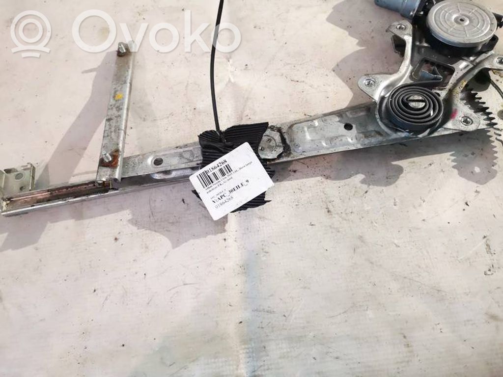 Regulador con motor de la ventanilla de la puerta corredera