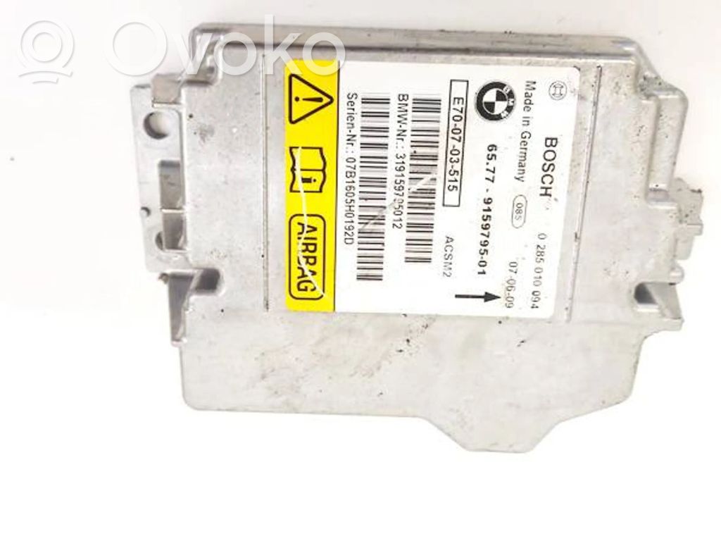 BMW X5 E70 Airbag control unit/module 
