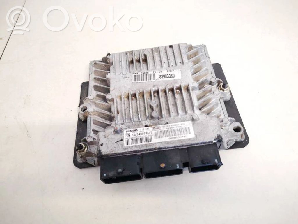 Peugeot 307 Sterownik / Moduł ECU 
