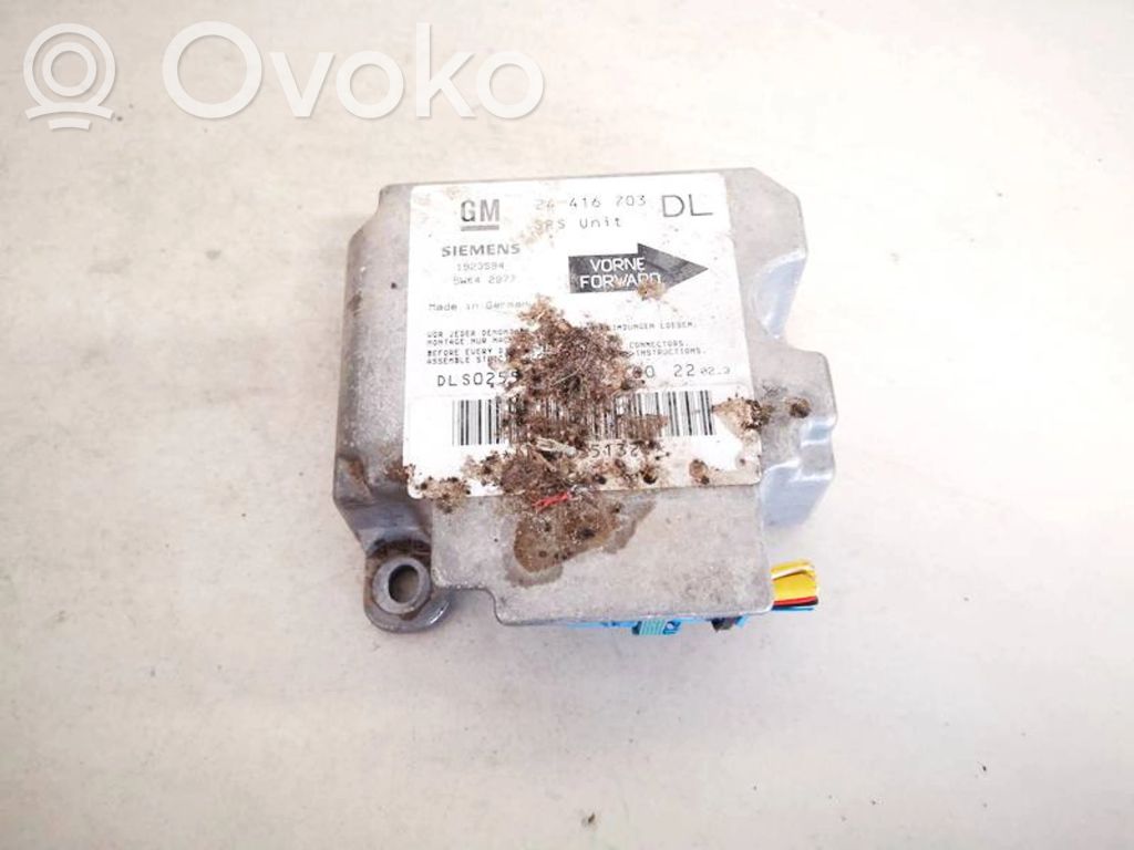 Opel Astra G Unitate/modul de comandă airbaguri 