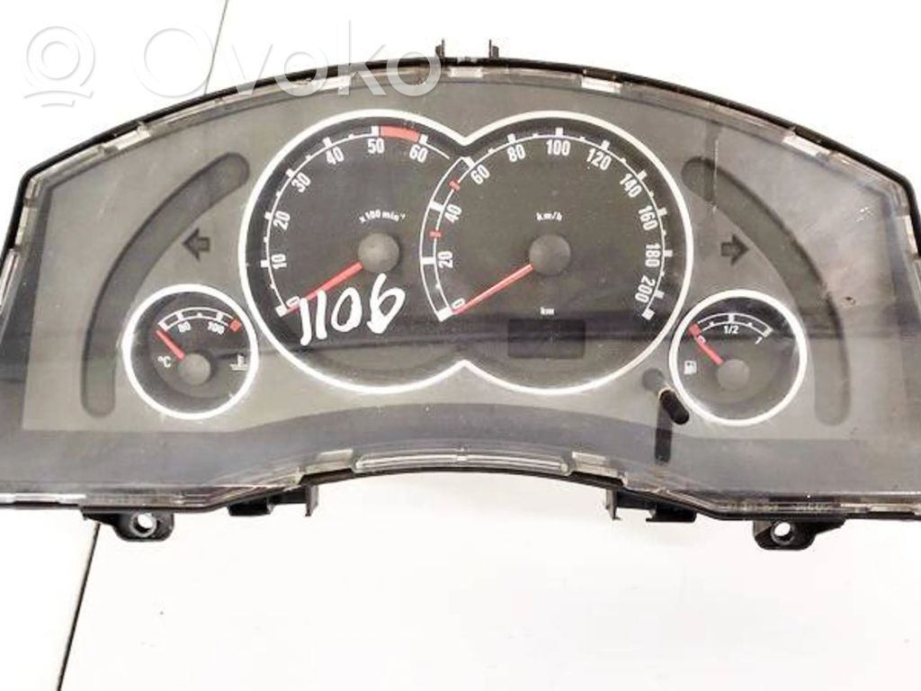 Opel Meriva A Tachimetro (quadro strumenti) 