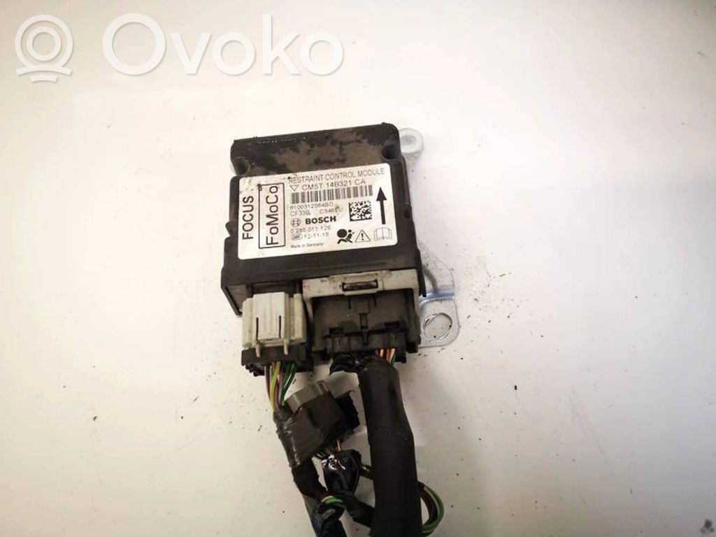 Airbagsteuergerät   CM5T14B321CA,0285011126,0285011126,CM5T14B321CA