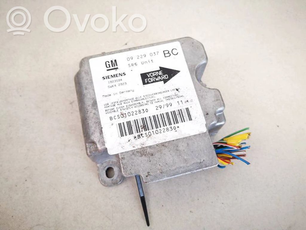 Sterownik / Moduł Airbag   09229037BC,5EK42923,09229037BC,5EK42923