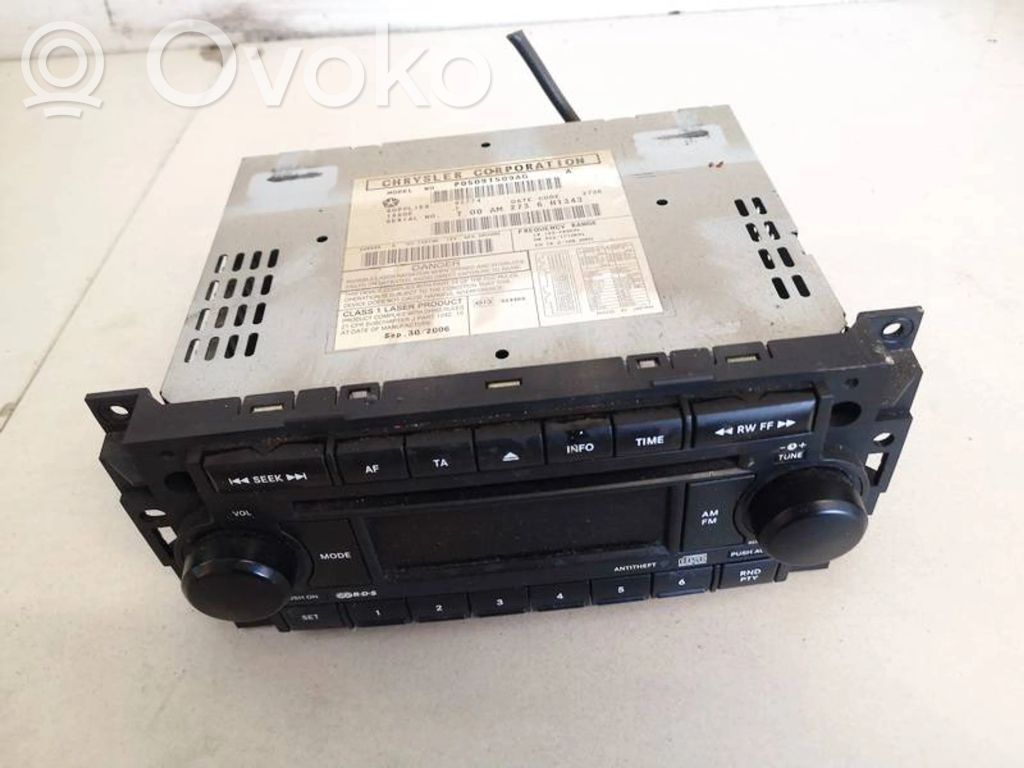 Radio / CD-Player / DVD-Player / Navigation   P05091509AG,P05091509AG