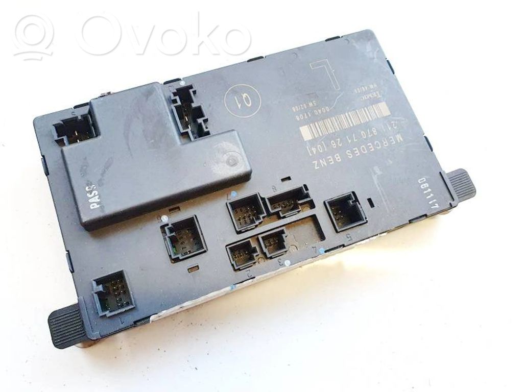 Unité de commande module de porte   2118707126,00401708,00401708,2118707126