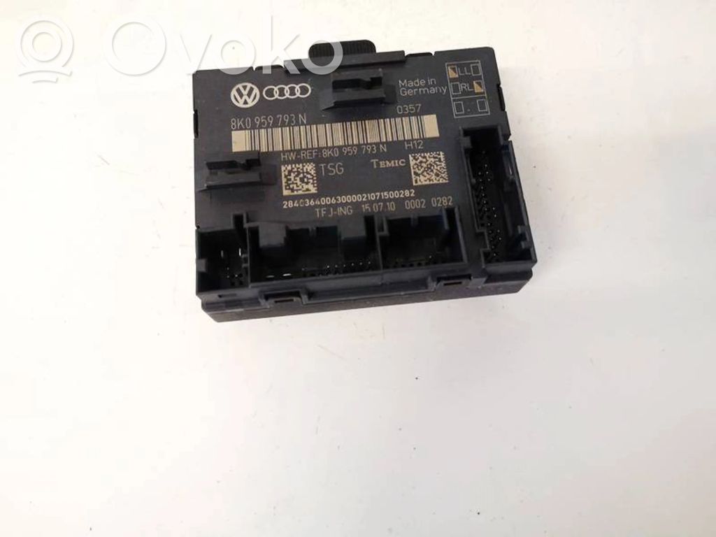 Audi Q5 SQ5 8R Centralina/modulo portiere