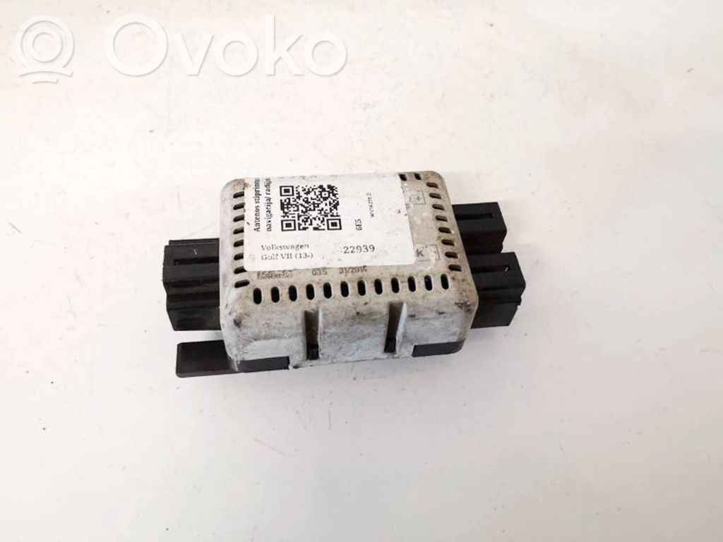Volkswagen Golf VII Unidad de control de la antena 