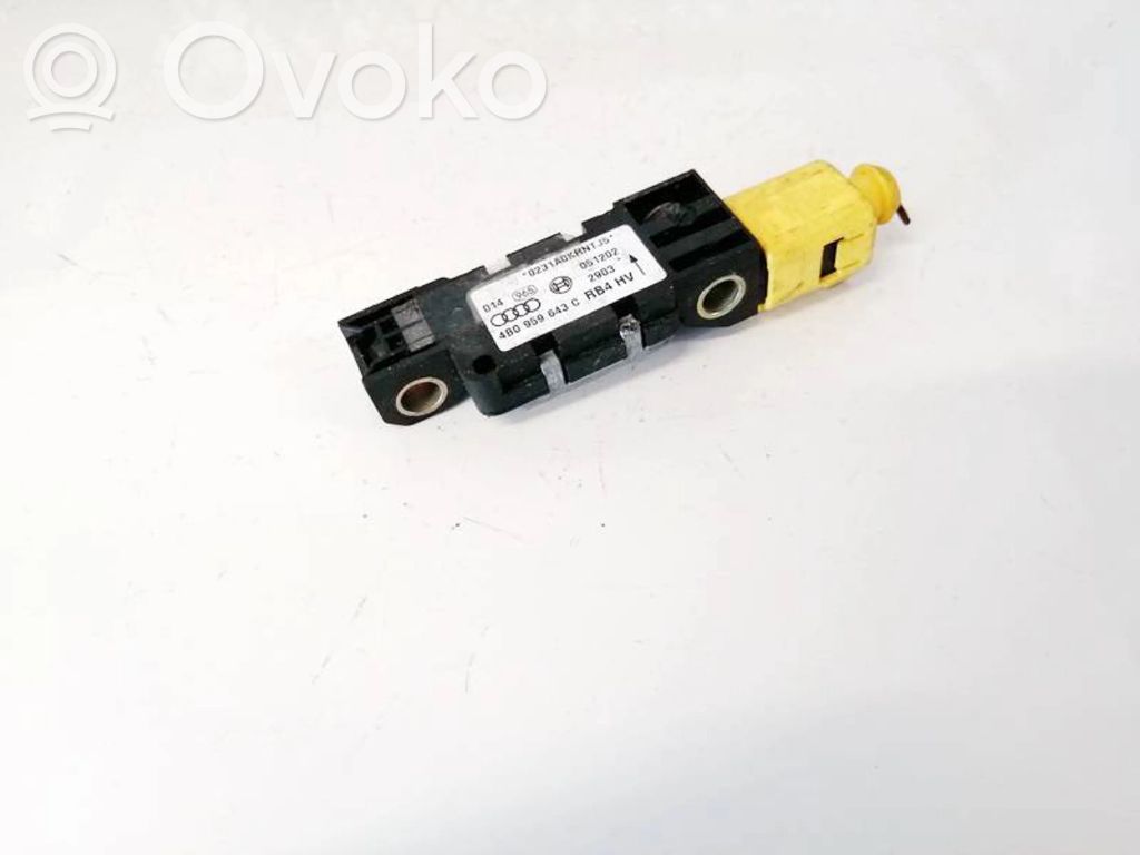 Sensor impacto/accidente para activar Airbag   4B0959643C,4B0959643C