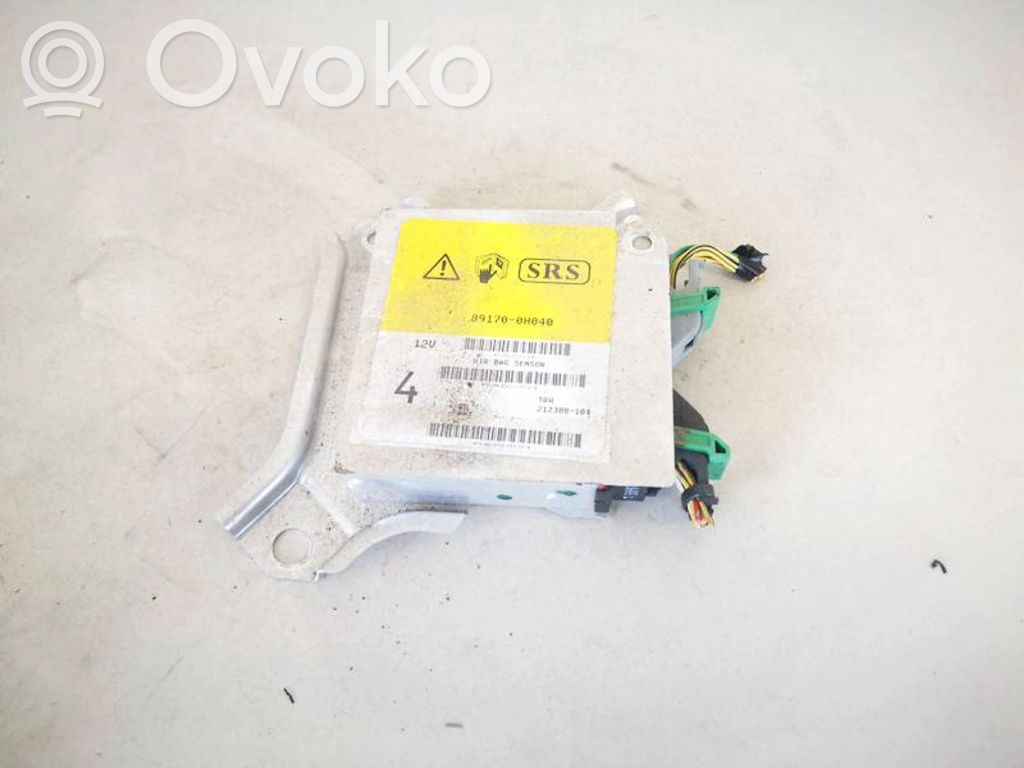 Toyota Aygo AB10 Centralina/modulo airbag 