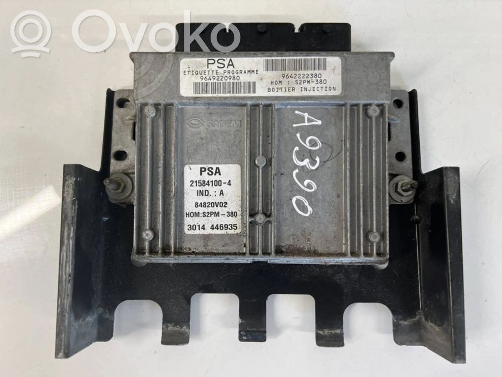 Citroen C3 Engine control unit/module 